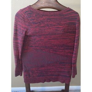 Armani Exchange Women’s XL Red Boatneck tunic sweater EUC